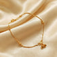 JS Fashion Elegant High Gold Simple Beads Anklet for Women & Girls | Swadesiicart
