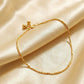 JS Fashion Simple High Gold Anklet with Elegant Detailing for Women & Girls | Swadesiicart