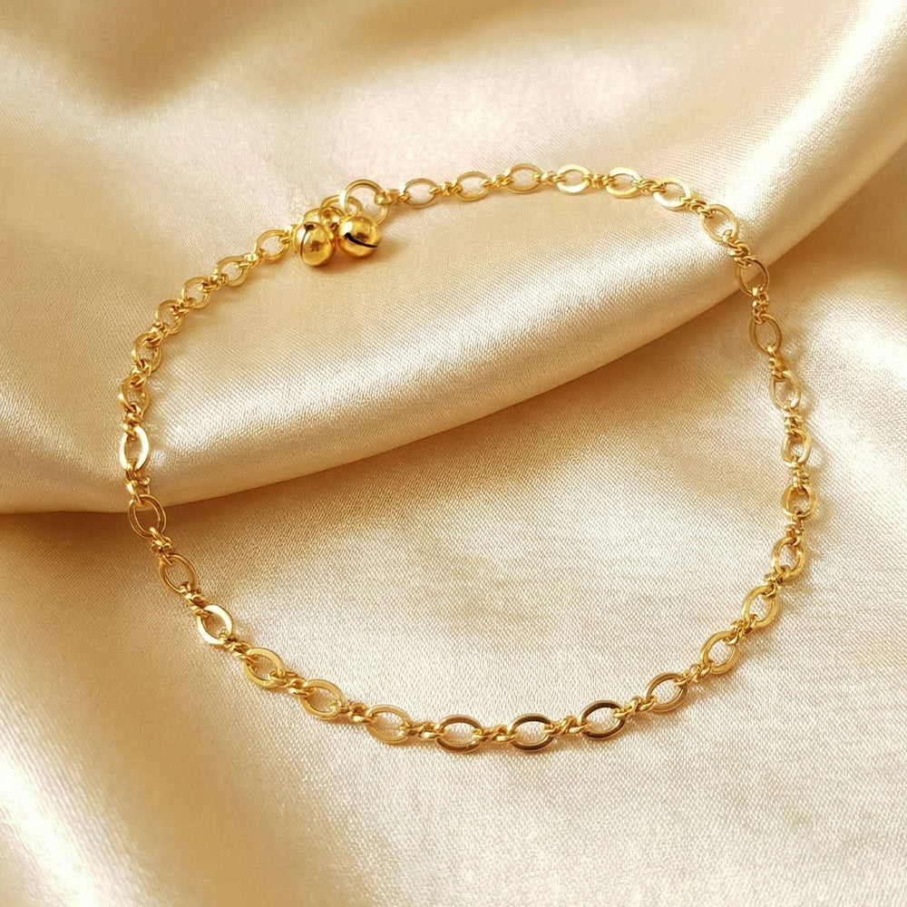 JS Fashion Beautiful Antique High Gold Polish Fancy Payal for Women & Girls | Swadesiicart
