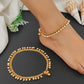 JS Fashion High Gold Pearl Drop Designer Payal for Women & Girls | Swadesiicart