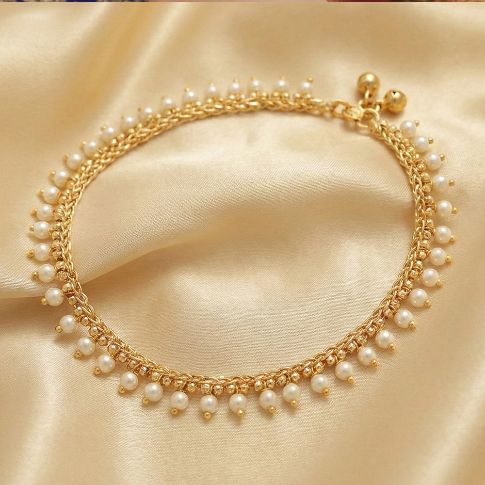 JS Fashion Premium High Gold Party Wear Payal for Women & Girls | Swadesiicart