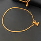 JS Fashion High Gold Plain Chain Payal with Ghungroo for Women & Girls | Swadesiicart