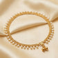 JS Fashion Premium High Gold Bridal Anklet Payal for Women & Girls | Swadesiicart