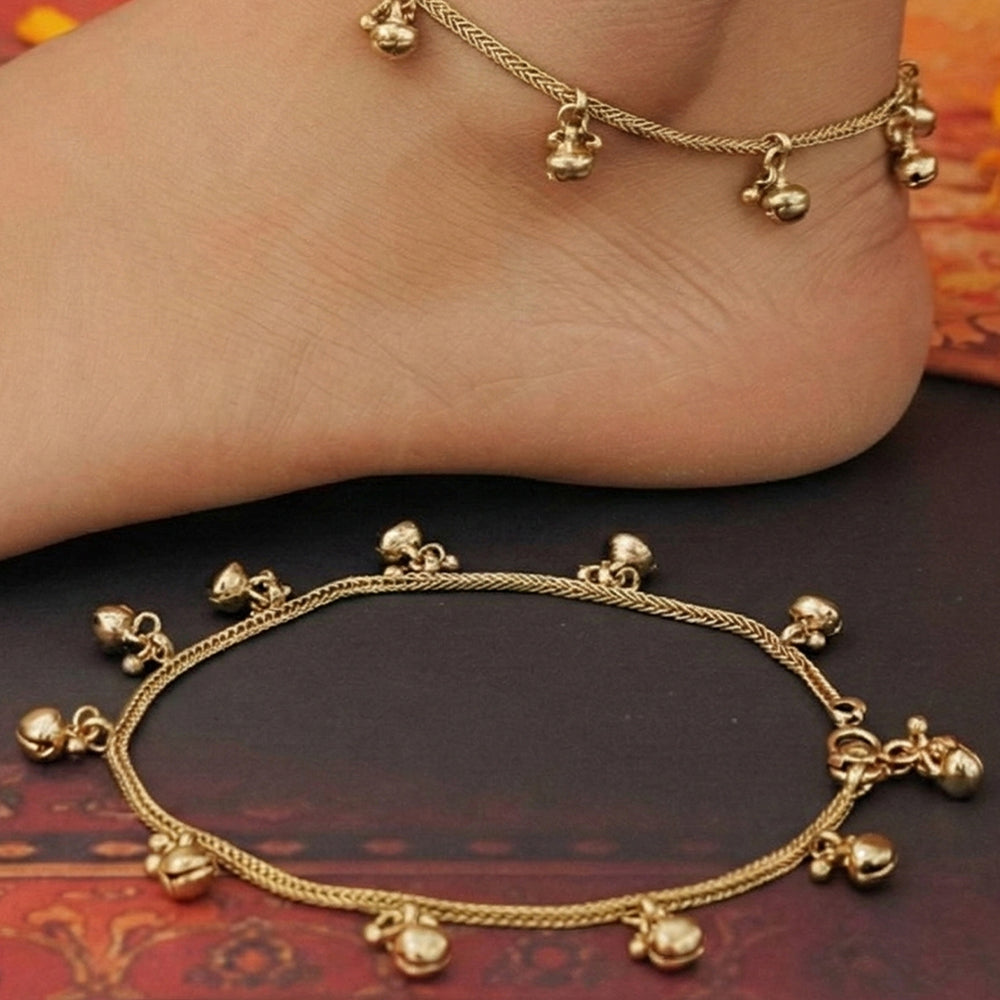 JS Fashion Elegant Wedding Ghungroo Designer Payal for Women & Girls | Swadesiicart