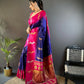 Joban Fashion Pink Peacock,Butti Banarasi Silk Sarees | Swadesiicart