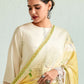 Off White Pure Muslin Resham Embroidered Salwar Suit - Emponline | Swadesiicart