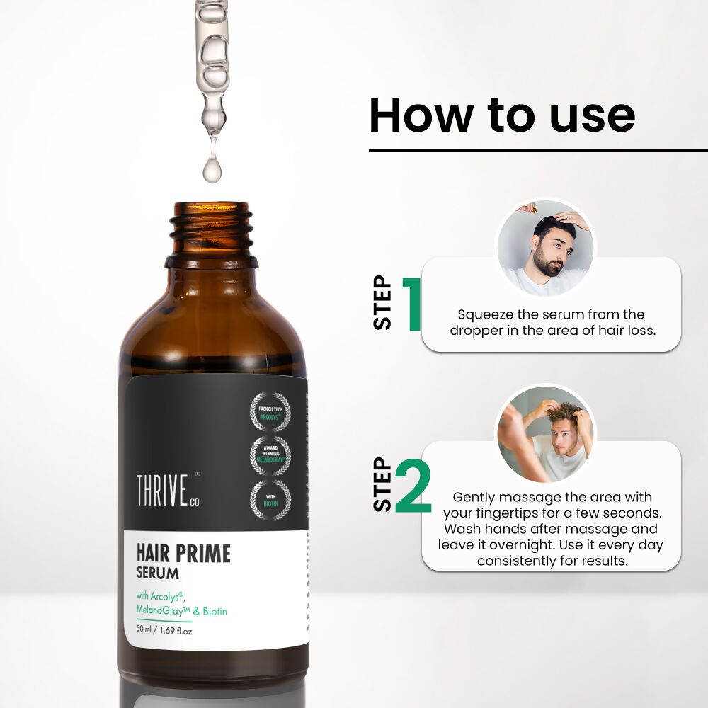 ThriveCo Anti-Greying Hair Prime Serum | Swadesiicart