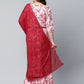 Ahalyaa Women Rayon Pretty Pink Printed Ready to Wear Lehenga Choli with Dupatta | Swadesiicart