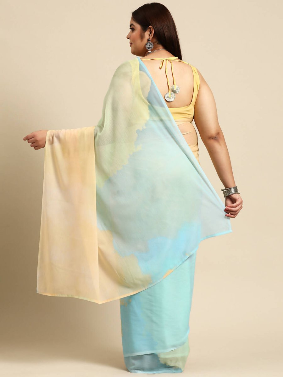 Ahalyaa Women's Traditional wear Saree - Yellow | Swadesiicart