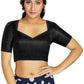 Aastha Fashion Women's Black Art Silk Designer Traditional Readymade Blouse