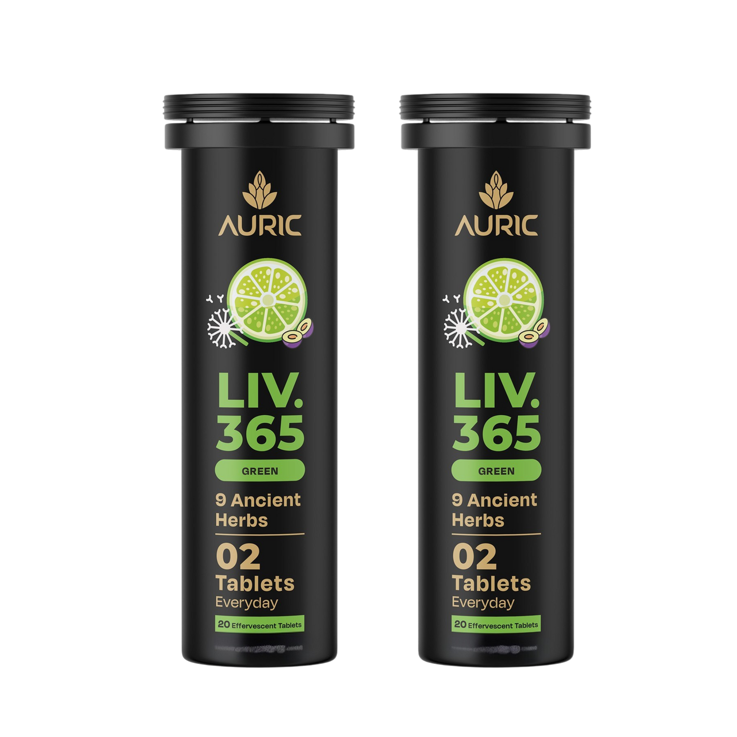 Auric Liv365 Tablets | Lemon Flavour
