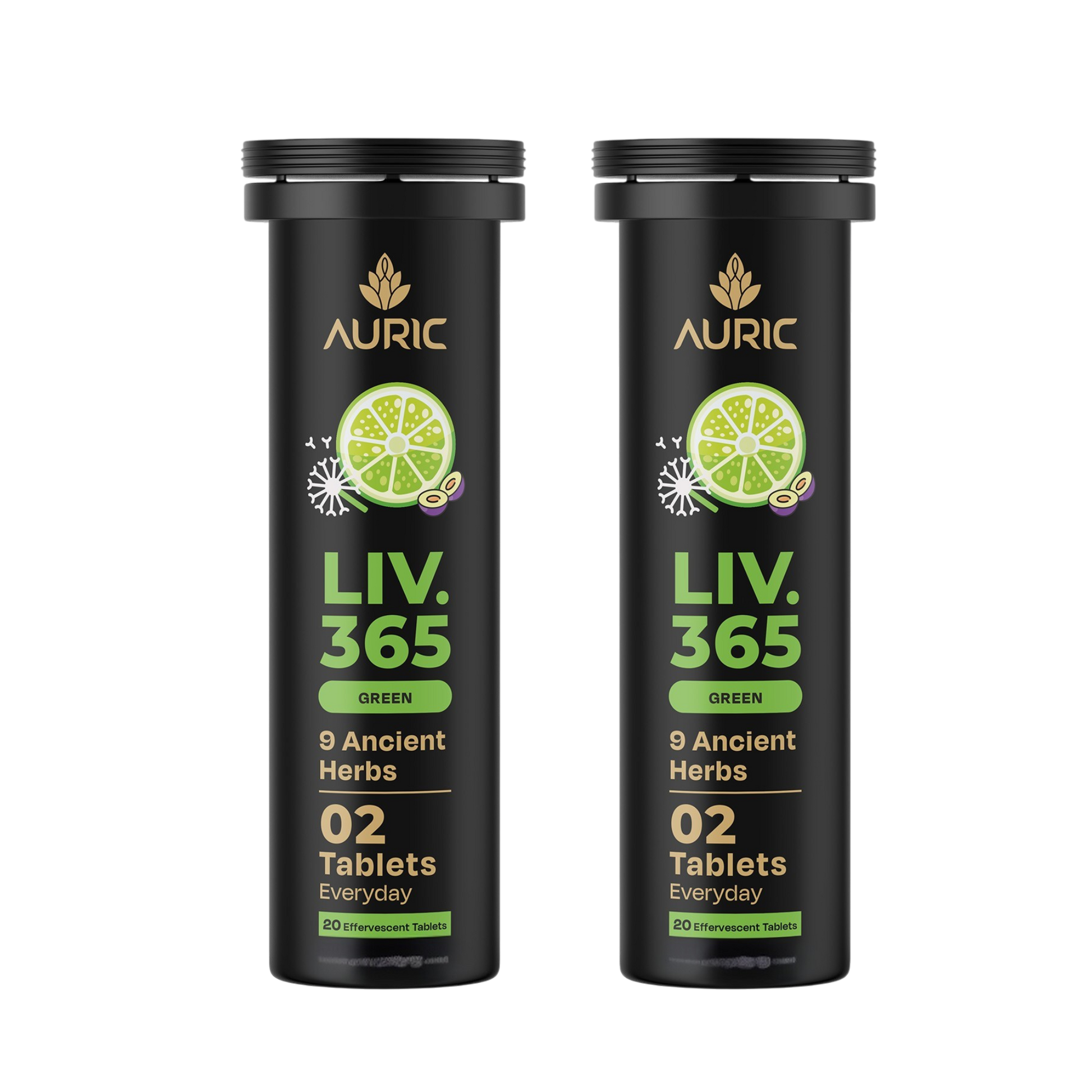 Auric Liv365 Tablets | Lemon Flavour