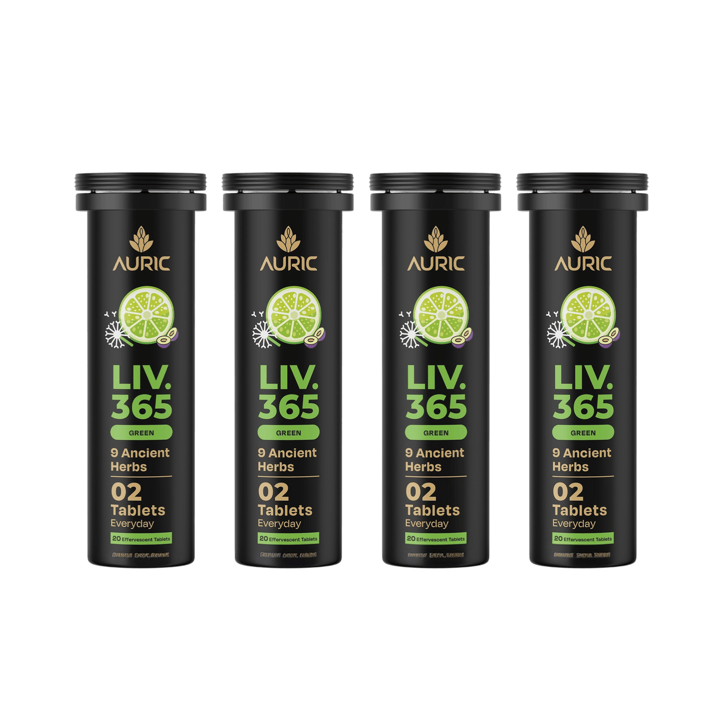 Auric Liv365 Tablets | Lemon Flavour