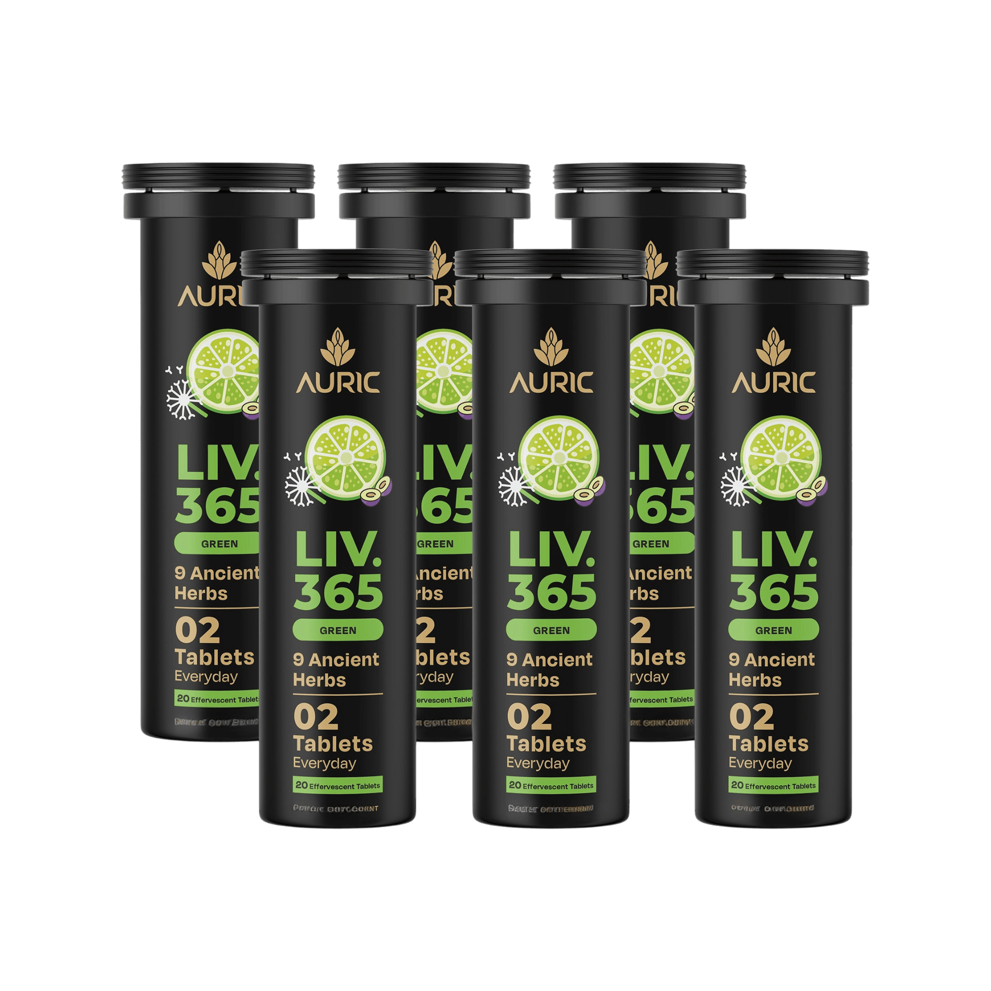 Auric Liv365 Tablets | Lemon Flavour
