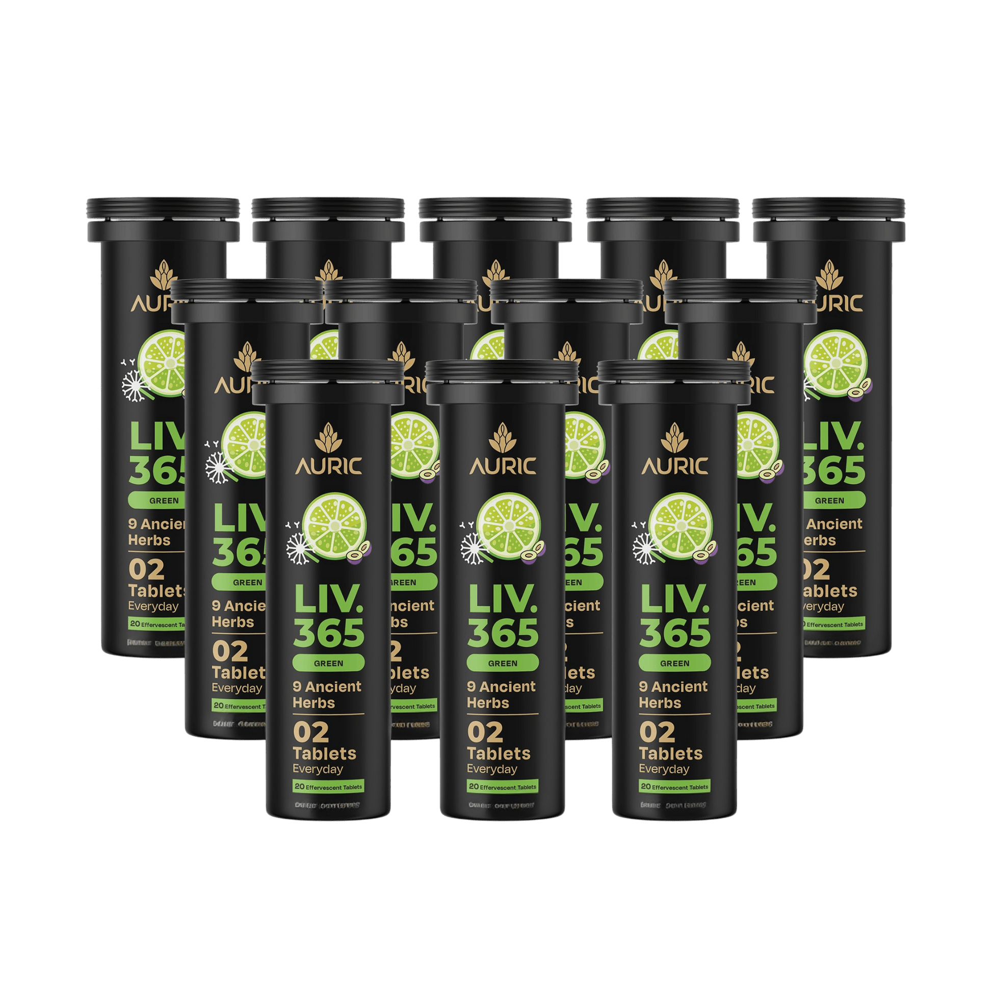 Auric Liv365 Tablets | Lemon Flavour