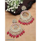 Jewel City Luxurious Pearl Chandelier Earrings - Traditional Indian Kundan Style Statement Jewelry for Wedding & Festive Wear | Swadesiicart