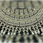Jewel City Royal Pearl and Crystal Choker Set - Gold-Plated Wedding Jewelry with Earrings and Ring | Swadesiicart