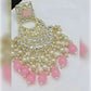 Jewel City Royal Pearl and Crystal Choker Set - Gold-Plated Wedding Jewelry with Earrings and Ring | Swadesiicart
