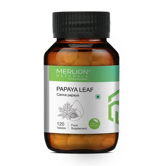 Merlion Naturals Papaya Leaf 500mg Tablets - Merlion Naturals