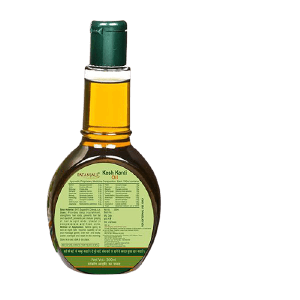 Patanjali Kesh Kanti Hair Oil | Ayurvedic Herbal Oil for Hair Growth, Nourishment & Scalp Health - Swadesiicart