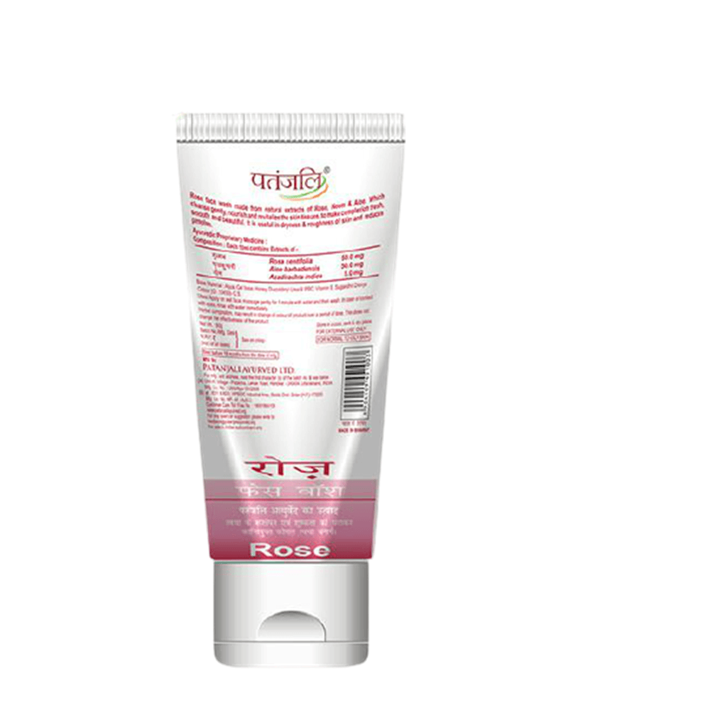 Patanjali Rose Face Wash - Swadesiicart