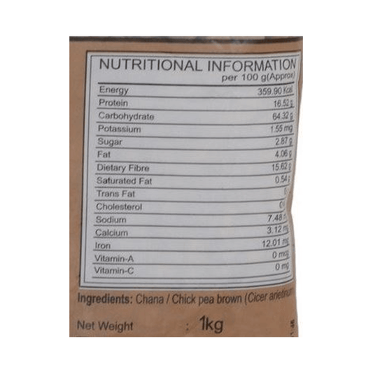 Patanjali Unpolished Chana (1 kg) - Swadesiicart