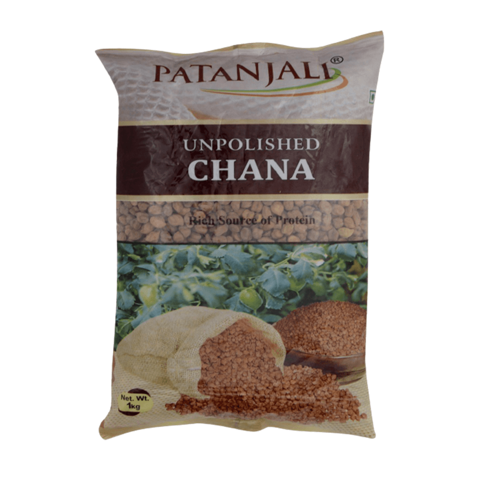 Patanjali Unpolished Chana (1 kg) - Swadesiicart