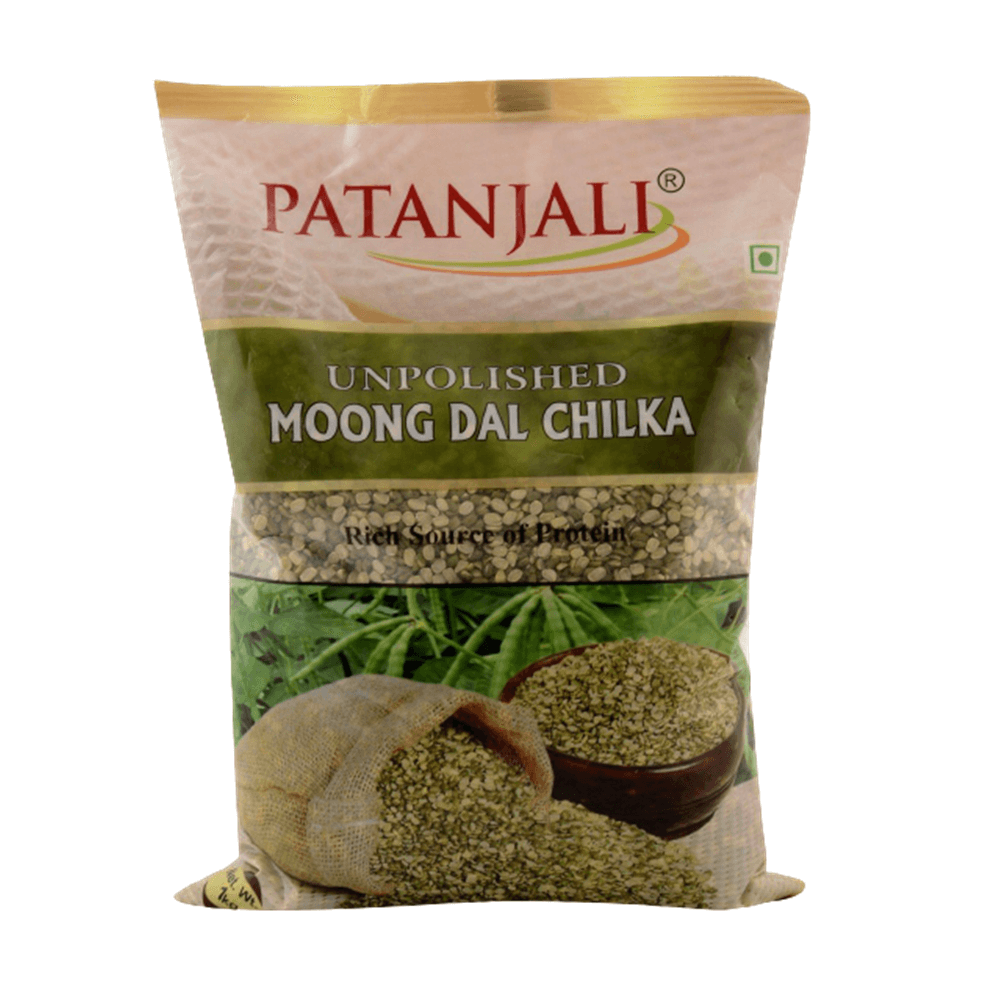 Patanjali Unpolished Moong Dal Chilka (1 kg) - Swadesiicart