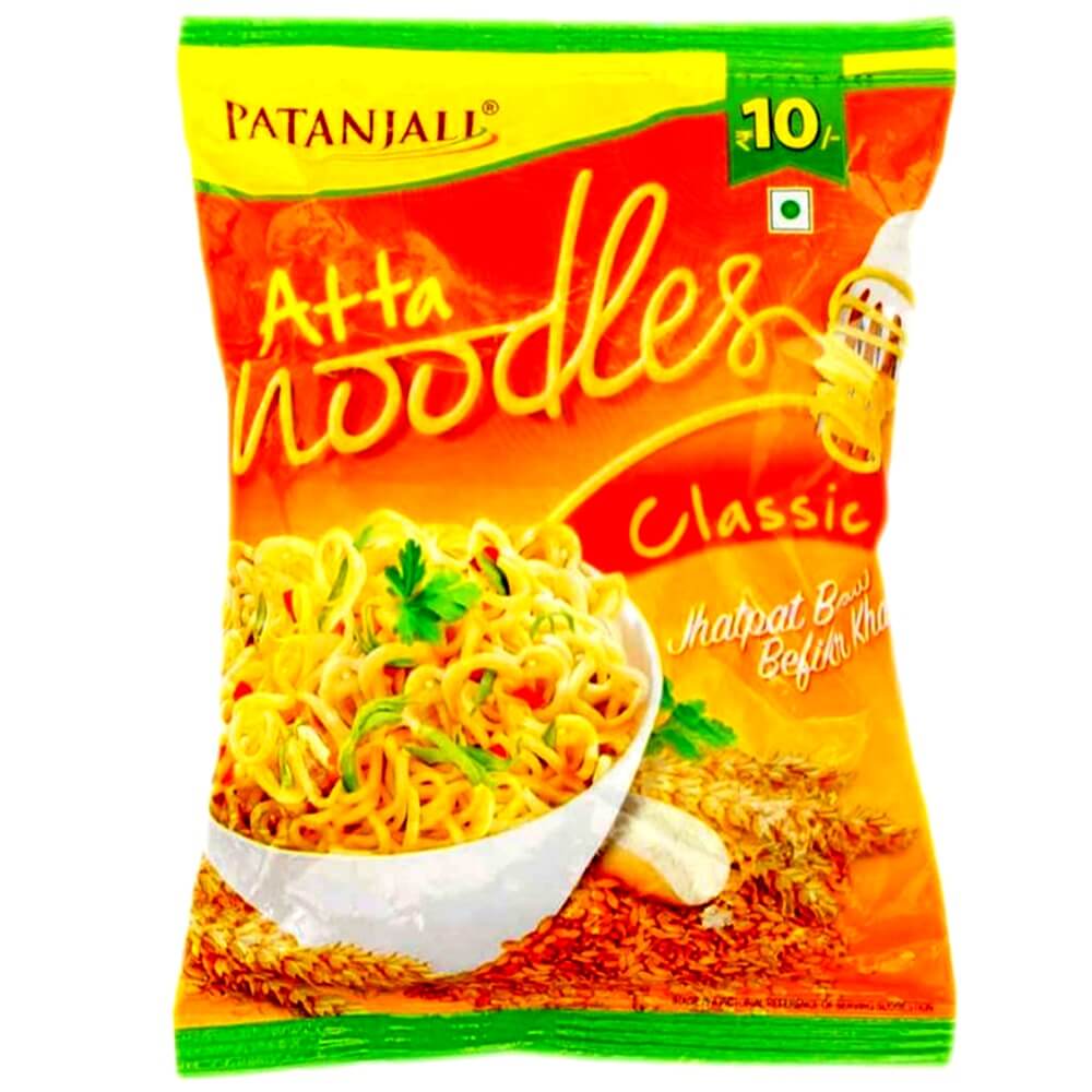 Patanjali Atta Noodles classic ( Pack of 10) - Swadesiicart