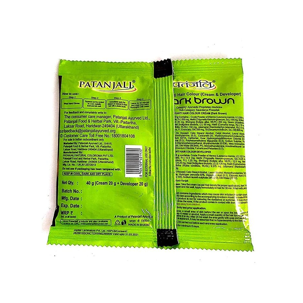 Patanjali Kesh Kanti Hair Colour (Cream & Developer)