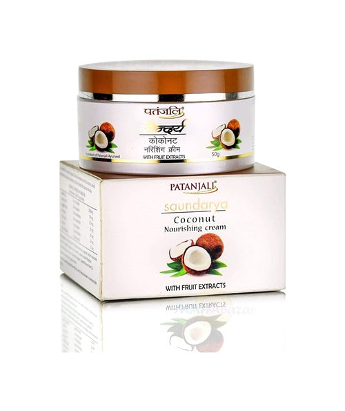 Patanjali Saundarya Coconut Nourishing Cream - Swadesiicart