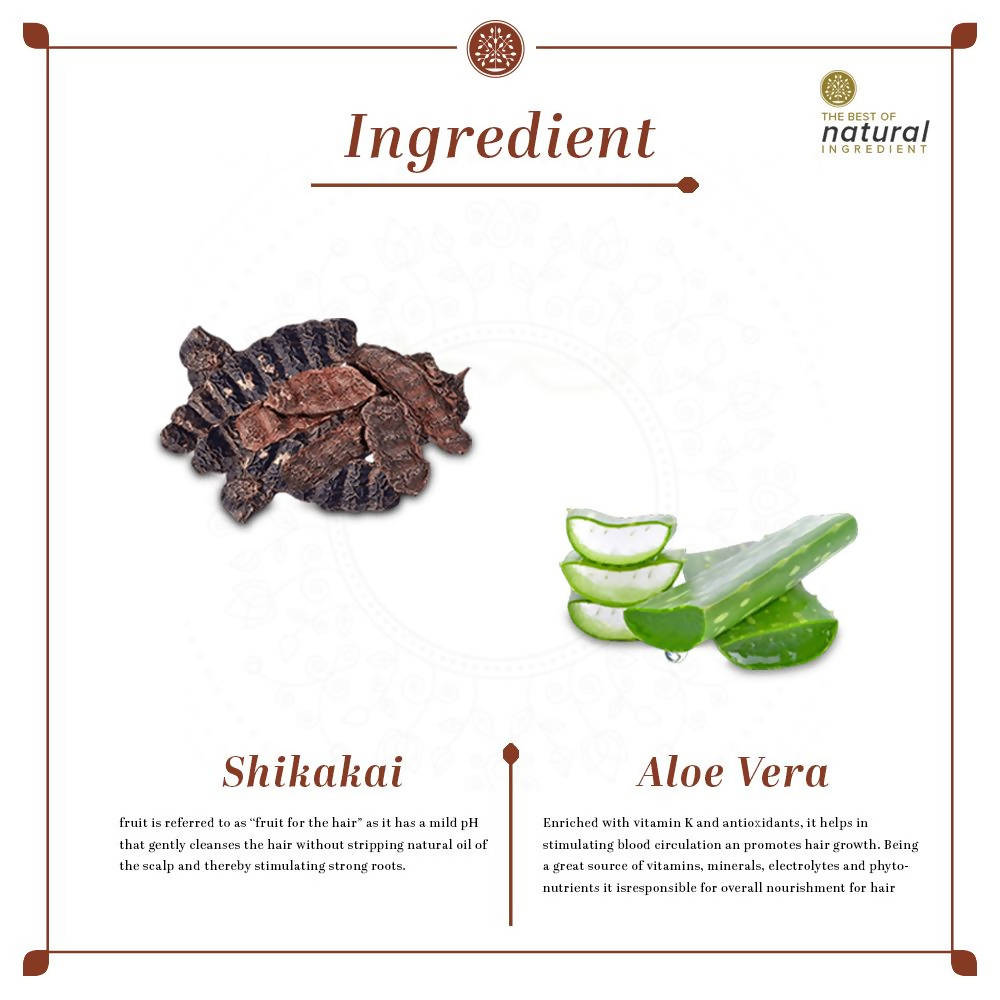 Khadi Natural Shikakai Herbal Hair Cleanser - Swadesiicart