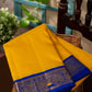 DEIANA'S Beautiful Designer Golden zari Soft Lichi Silk Saree - Yellow - Swadesiicart
