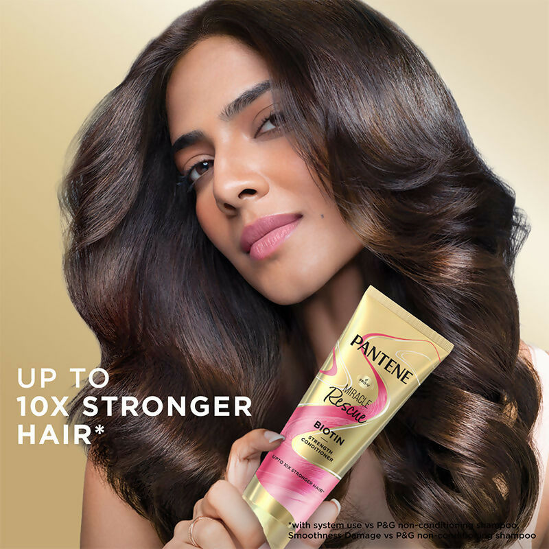 Pantene Miracle Rescue Biotin Strength Conditioner | Swadesiicart