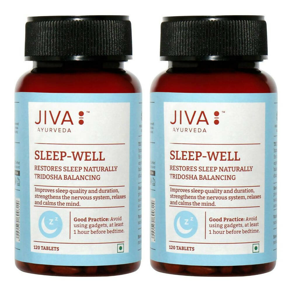Jiva Ayurveda Sleep Well Tablets - Swadesiicart