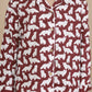 Breathables Kids Cotton Night Suit – Maroon Cat Print Shirt & Pyjama Co-Ord Set For Boys & Girls