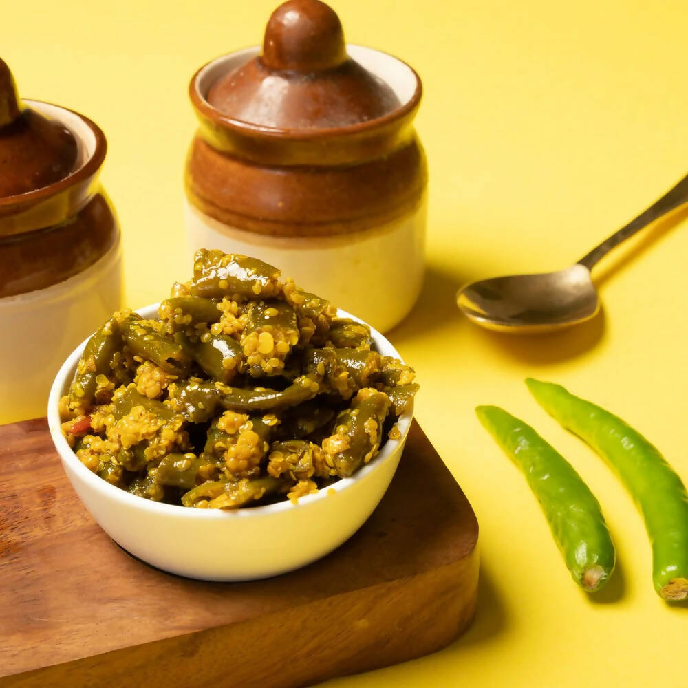 The State Plate Green Chilly Pickle - The State Plate
