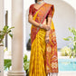 Shree Shyam Fashion Pochampalli Silk Yellow Saree