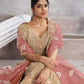 Kesar Fab Light-Baby-Pink Banarasi Silk Hand_Woven Lehenga | Swadesiicart