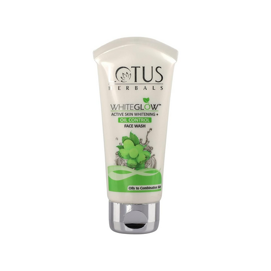 Lotus Herbals White Glow Active Skin Whitening & Oil Control Facewash - Swadesiicart