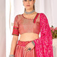 Anaita Peach Weaving Work Silk Lehenga Choli