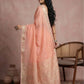 Anaita Peach Cotton Saree With Blouse