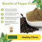 Healthy Fibres Black Pepper Powder - Swadesiicart