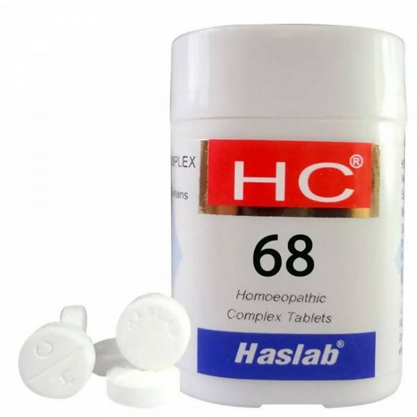 Haslab Homeopathy HC 68 Calcarea Flour Complex Tablets | Swadesiicart