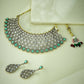 Nuyug 22k Gold-Plated Zircon Choker Set | Swadesiicart