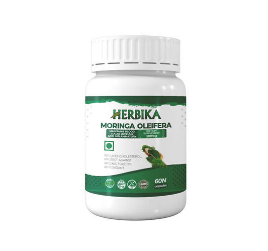 Herbika Moringa Oleifera Capsules | Swadesiicart