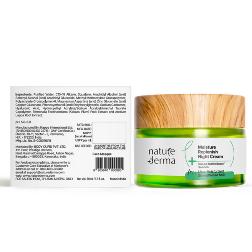 Nature Derma Moisture Replenish Night Cream | Swadesiicart