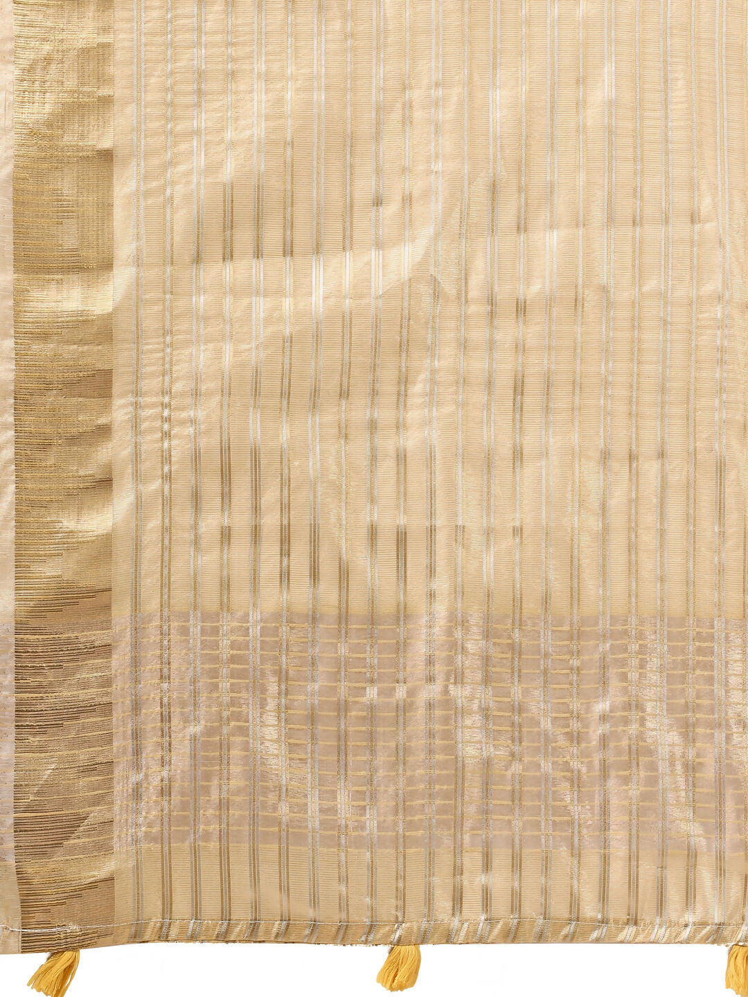 Shree Shyam Fashion Organza Gold Saree