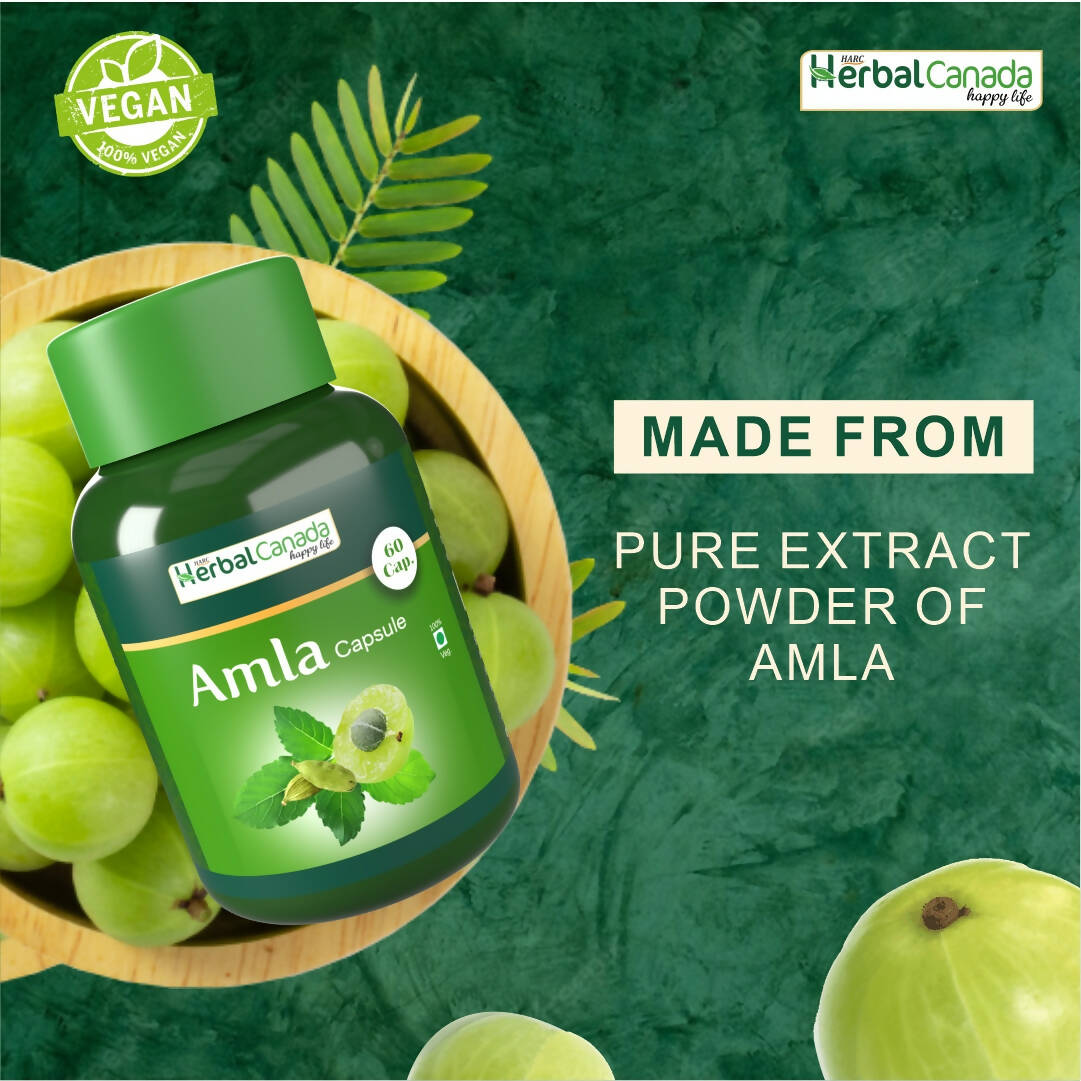 Herbal Canada Amla Capsules - Swadesiicart