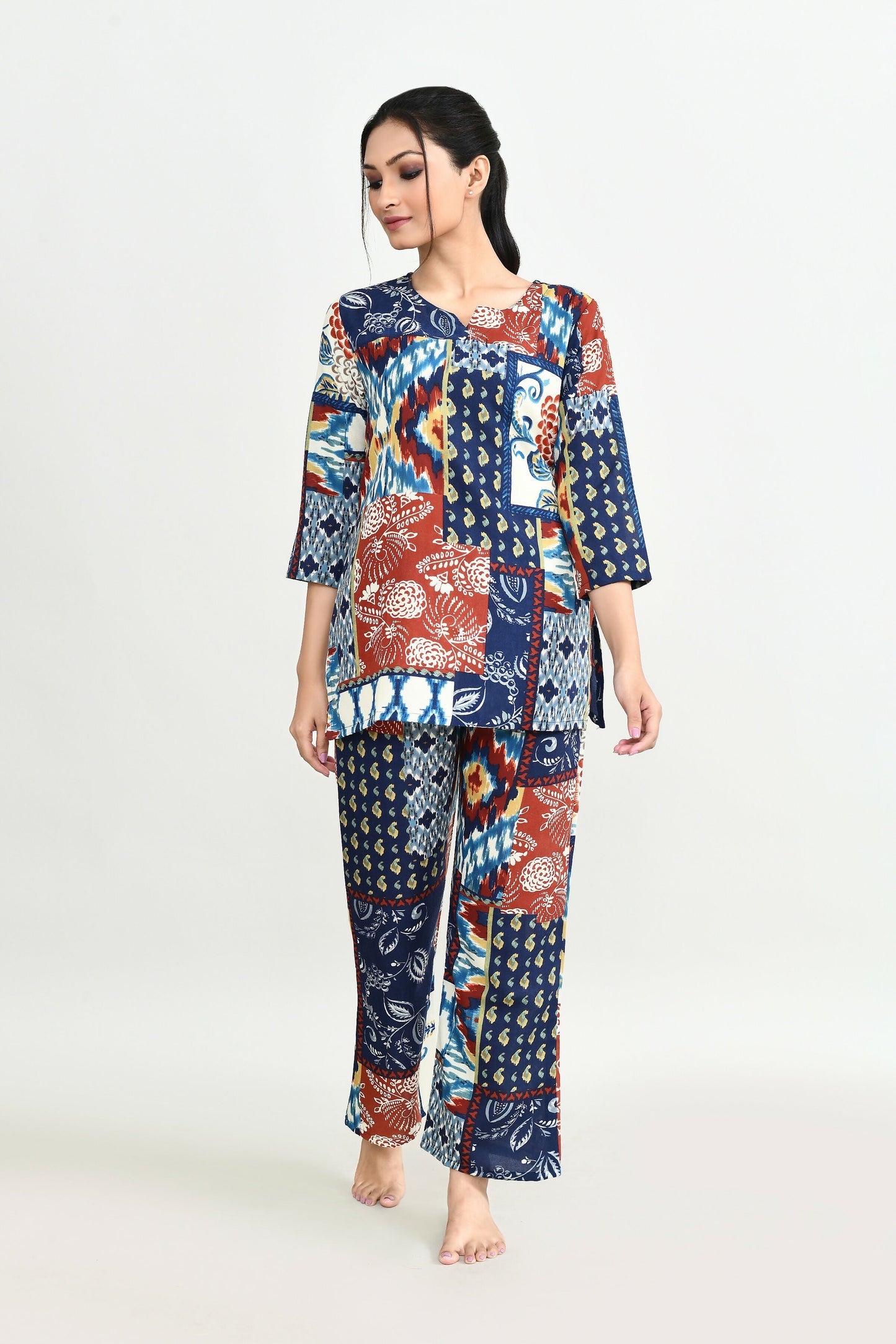 Joban Fashion Beautiful Multi Color Cotton Cod Set - Swadesiicart